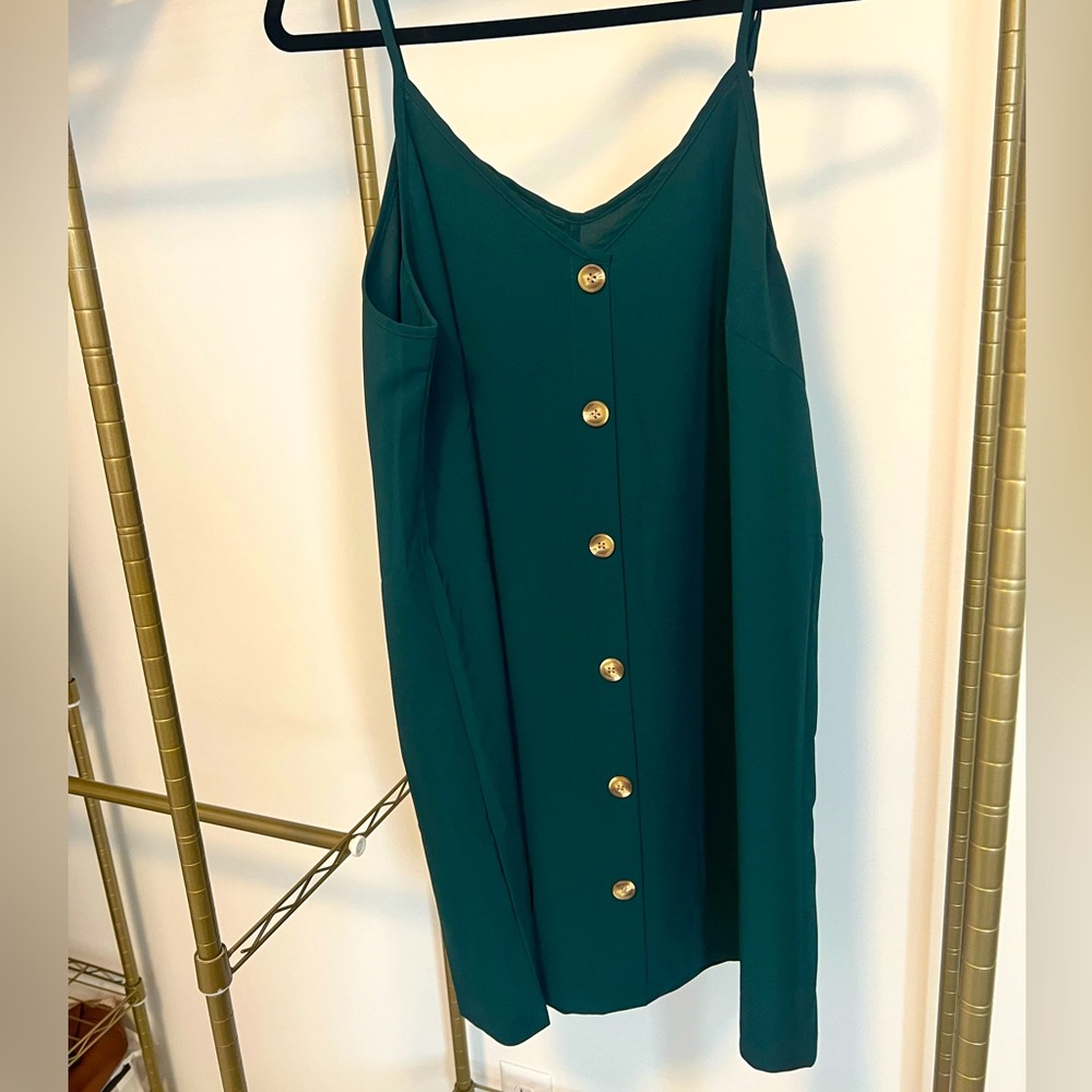 Dark Green Mini Dress (XL)